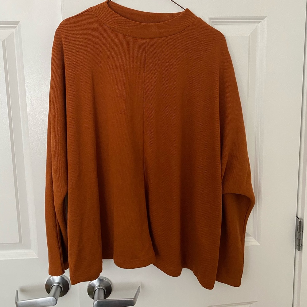 Primark Burnt Orange mock neck top